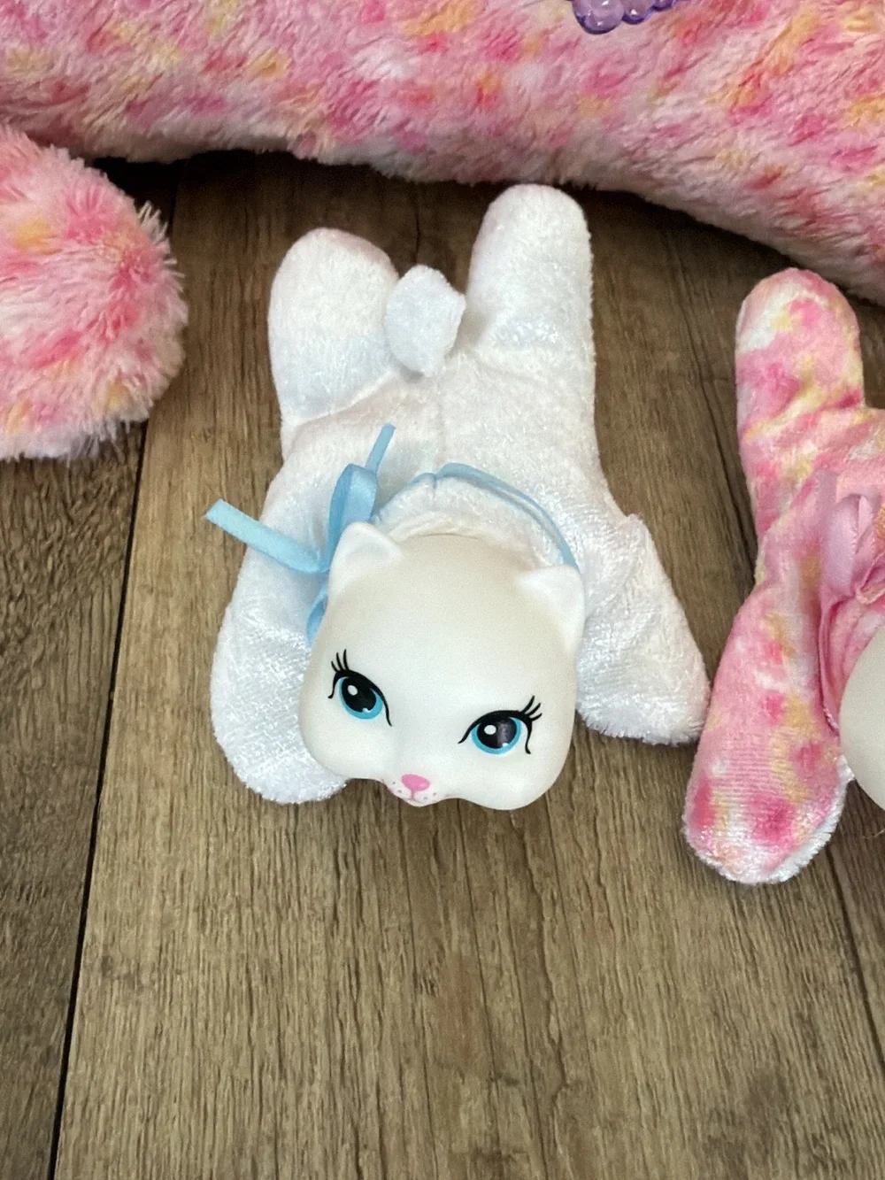 Kitty Surprise Pink Plush Kitty with Two Plush Kittens